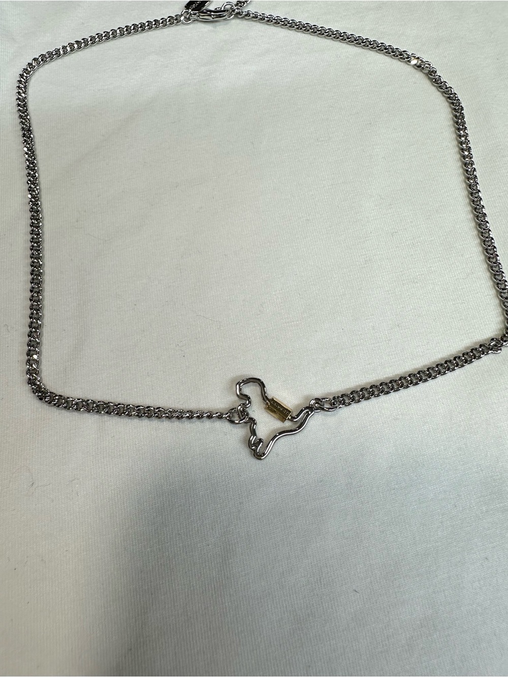 COACH
Two-Tone Signature Carabiner Rexy Pendant Necklace. New with tag . - Picture 2 of 8